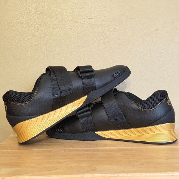 TYR L-1 Lifter Limited Edition Squat University Lifting Shoes Black Gold 11.5 - Picture 4 of 7